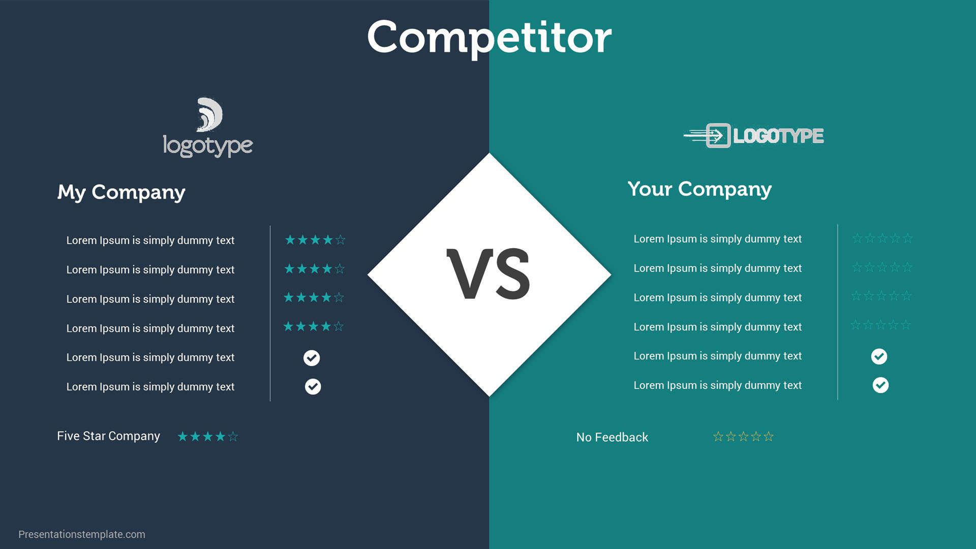 Pitch Deck Competition Presentation Template