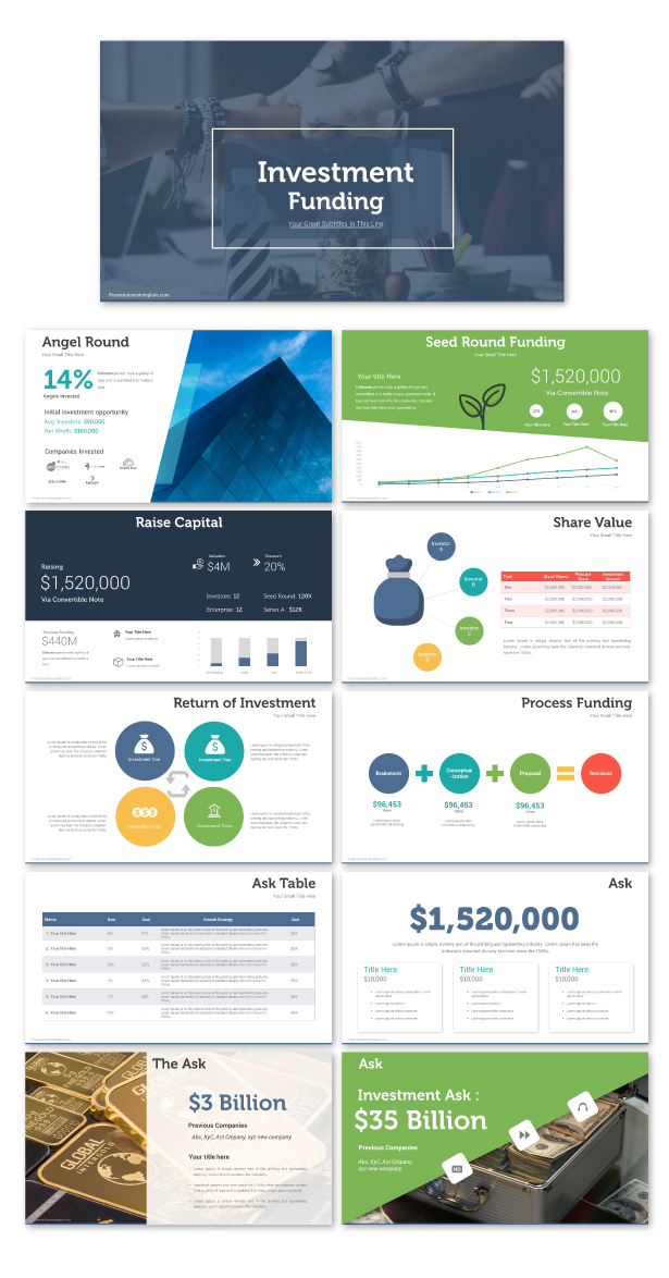 Ready | Pitch Deck Multipurpose Powerpoint Template - 10