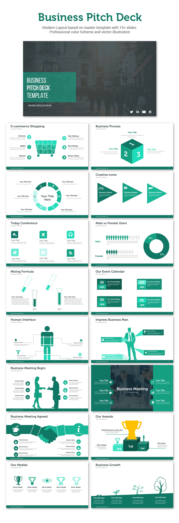 business presentation powerpoint template