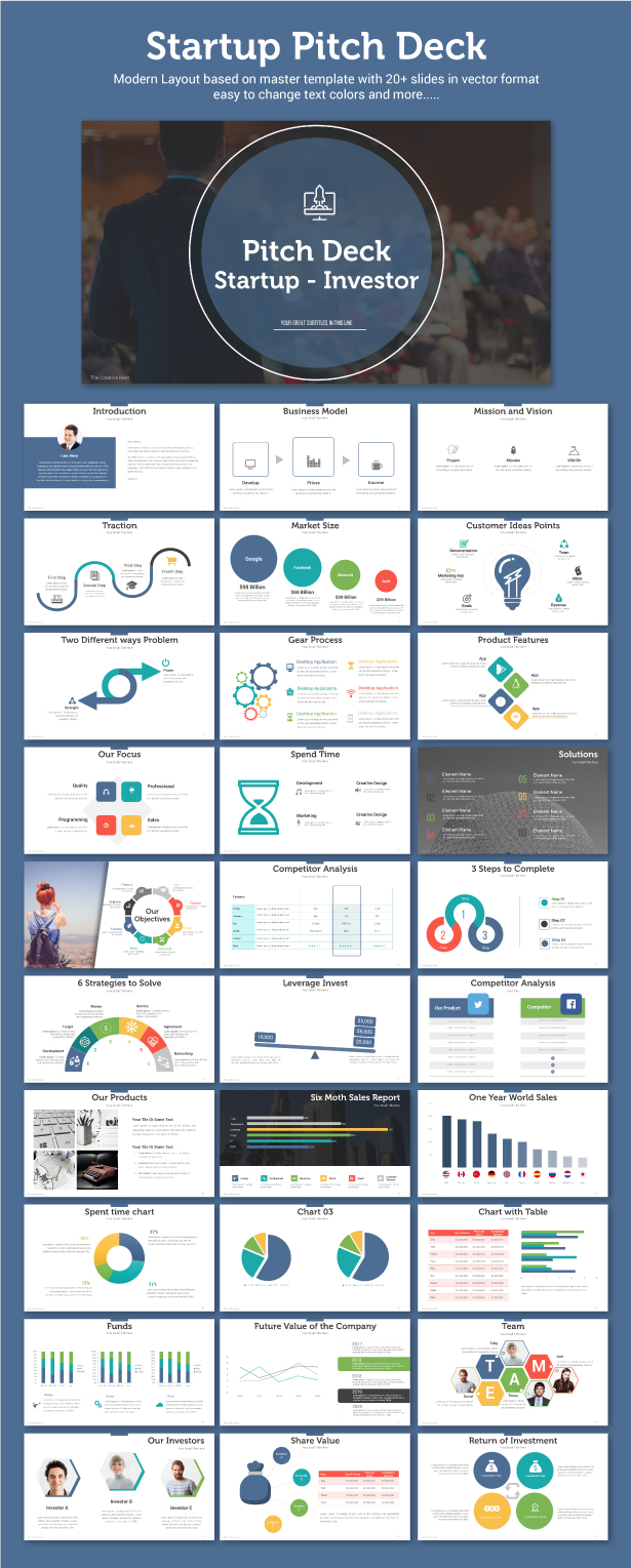 startup pitch deck powerpoint template