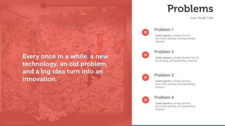 Pitch Deck Problem Slide Download [ 500+ Slides ] - Presentations Template