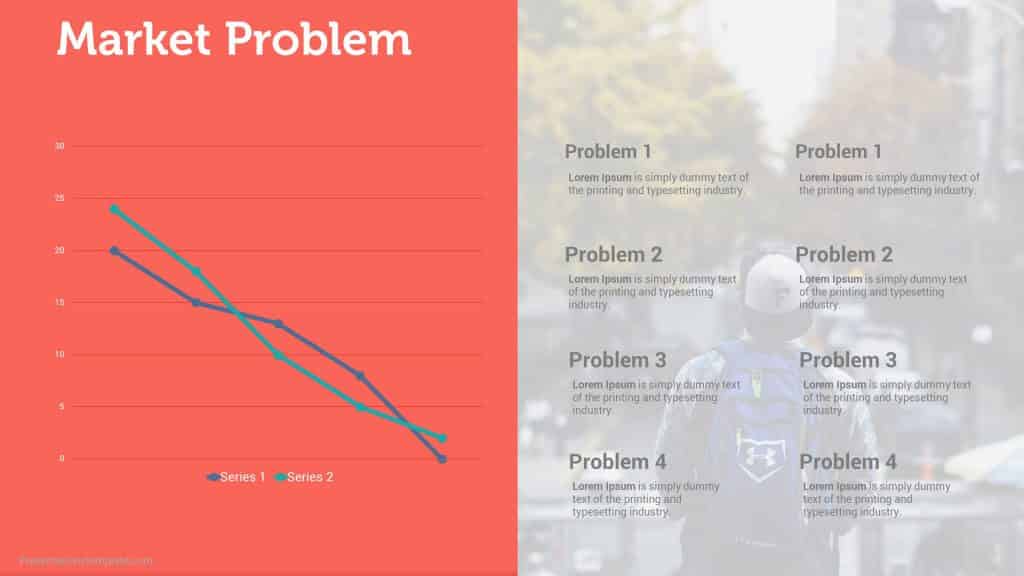 Market Problem slide Powerpoint Template