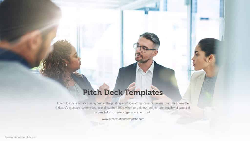 pitch deck introduction slide Pitch deck slide, Pitch Deck Template Powerpoint