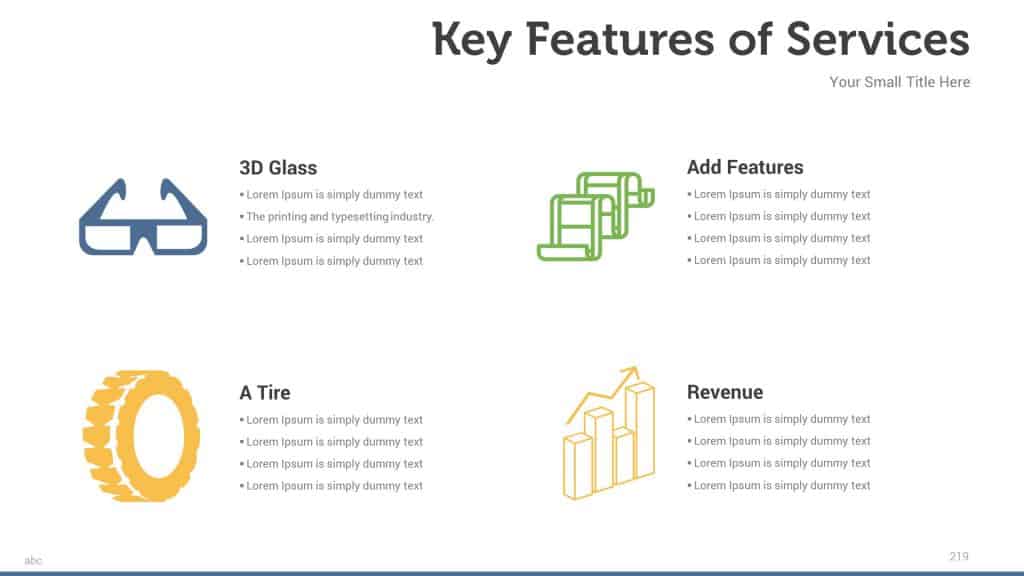 services slide presentation template
