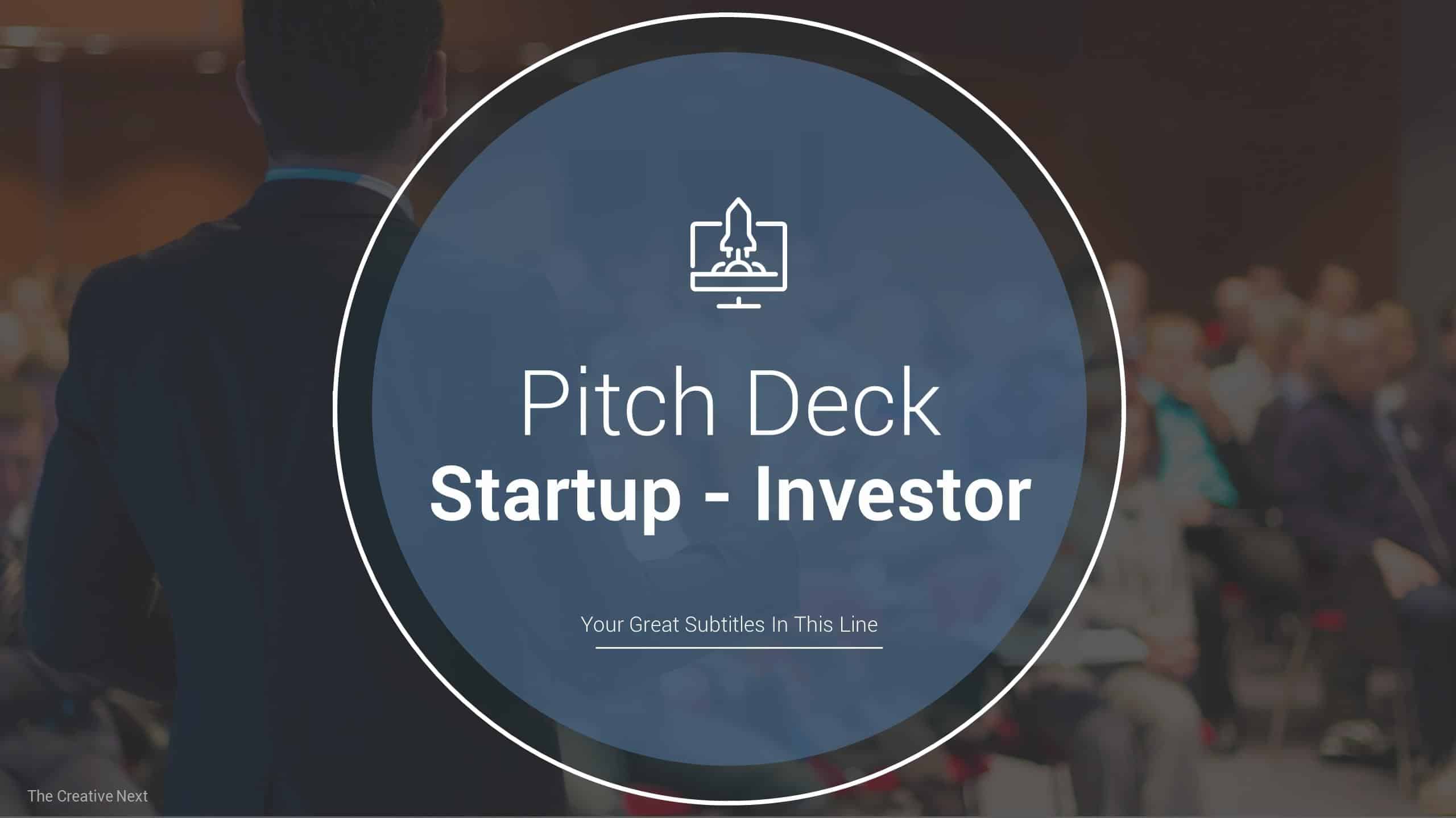 Investor Pitch Deck Template Startup pitch deck powerpoint template