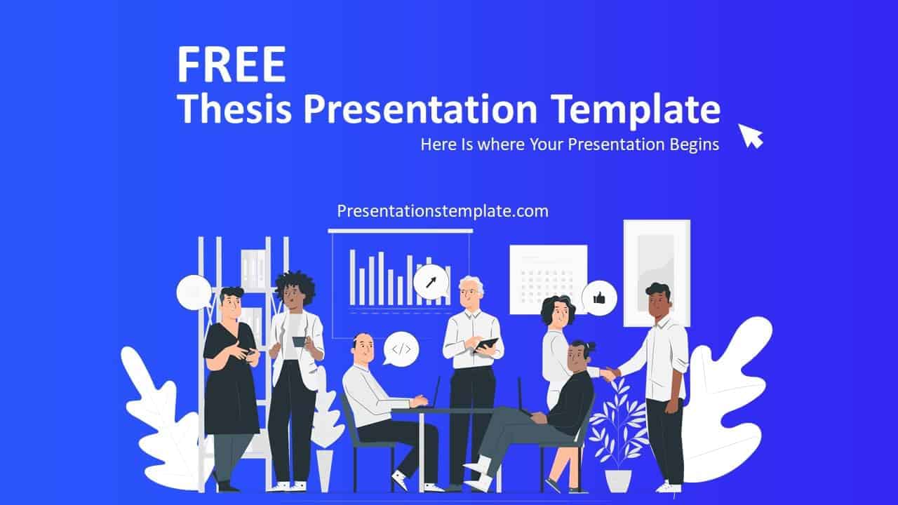 Thesis Presentation Powerpoint & Google Slide FREE Download Inside Powerpoint Templates For Thesis Defense