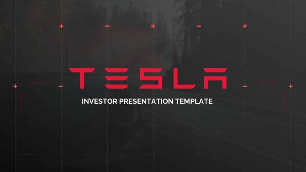 Tesla Pitch Deck Template Download Tesla Investor Pitch Deck - PDF and PPT