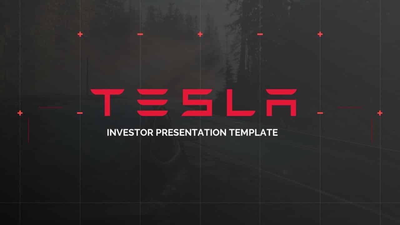 Tesla Pitch Deck Template Download Tesla Investor Pitch Deck - PDF and PPT