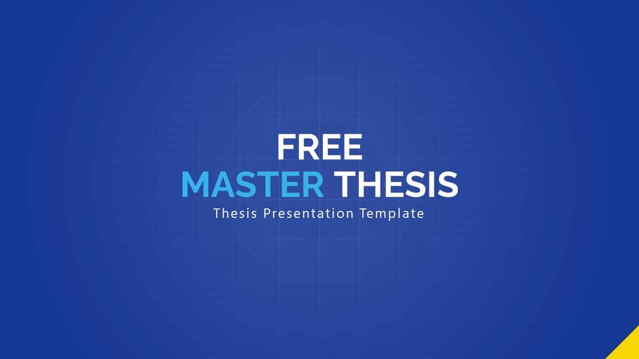 Master thesis presentation | Thesis Defense | Thesis Powerpoint Template