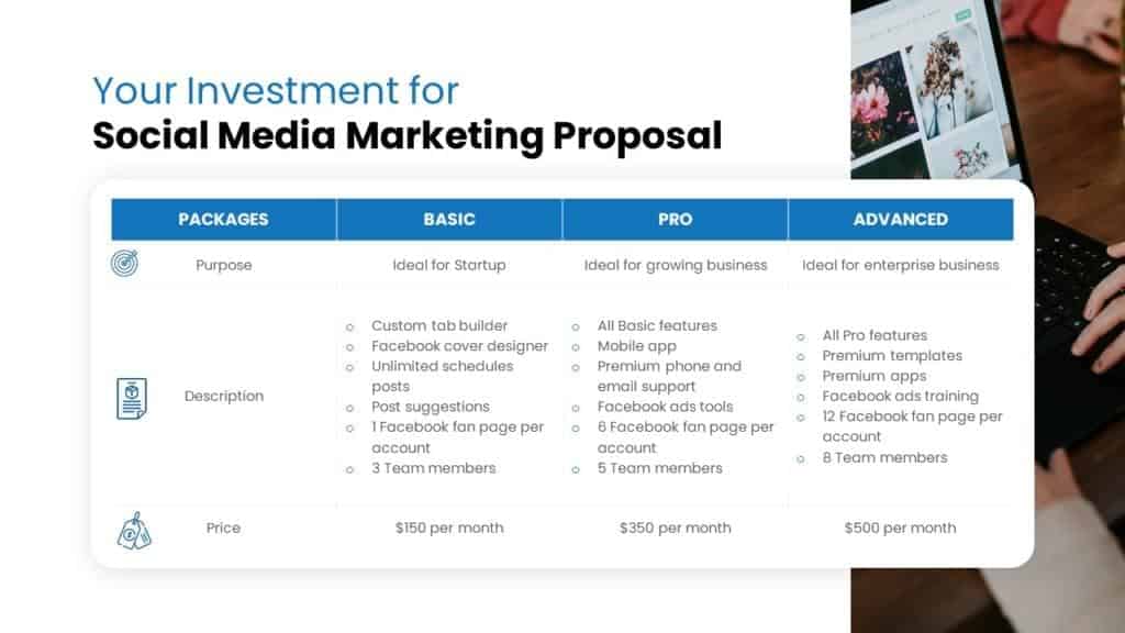 Social Media business Proposal download free