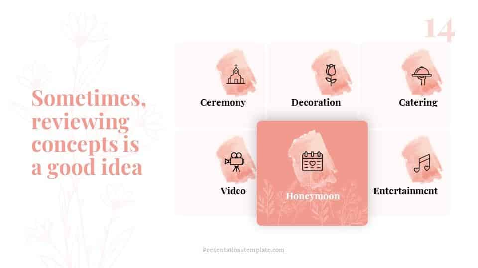 wedding business presentation template