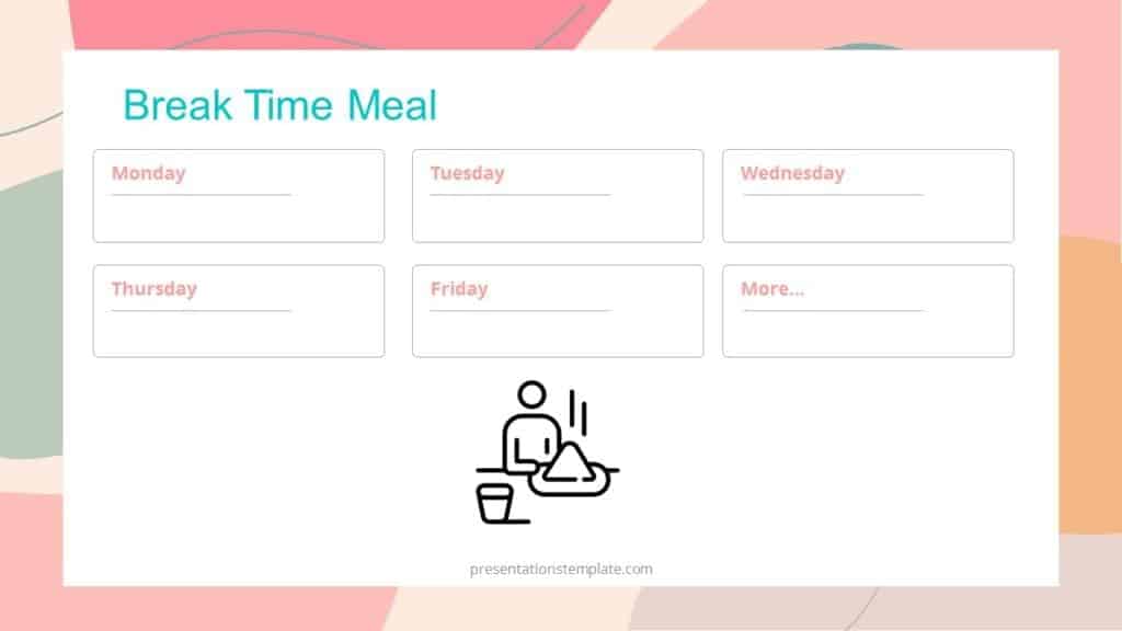 High School Weekly Planner ppt template free download