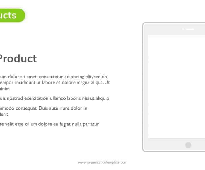 Products slide