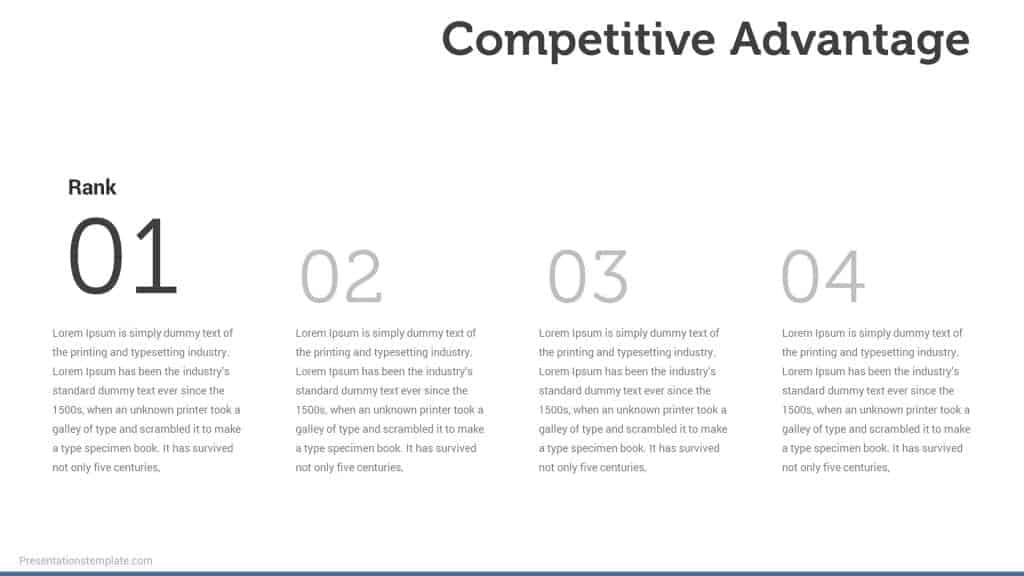 Competitor advantages ppt