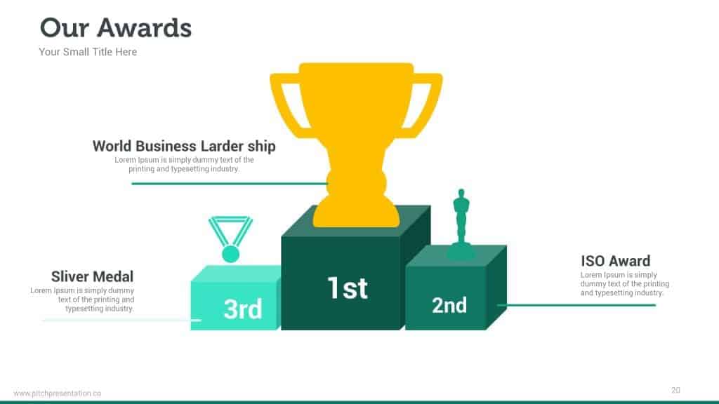 company awards powerpoint slide deck
