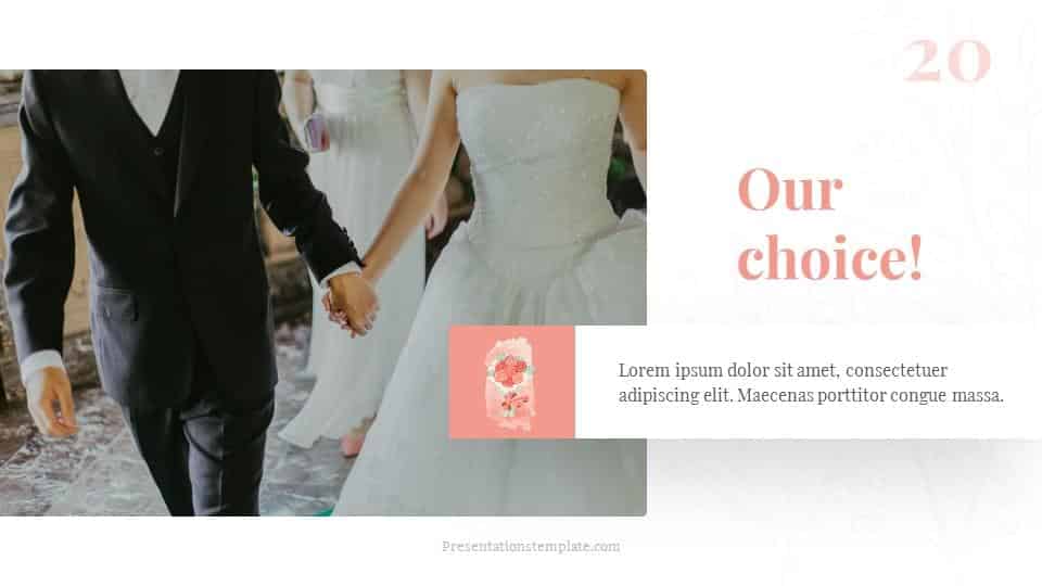 Wedding day template download