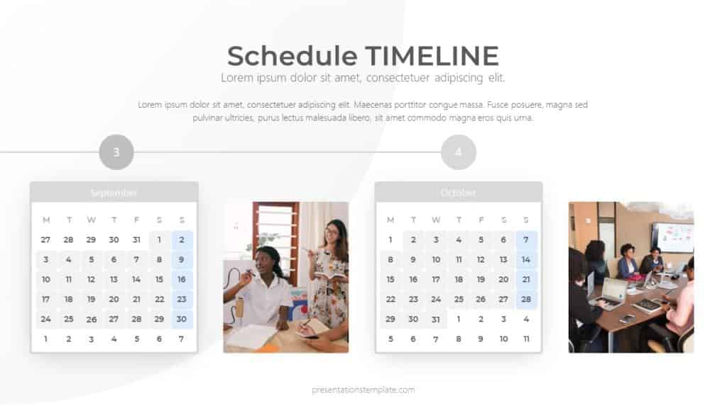 create a project timeline in powerpoint