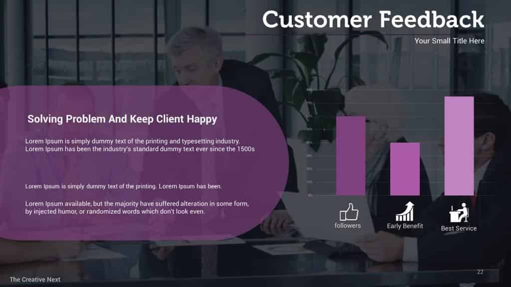Customer Feedback Powerpoint Slide