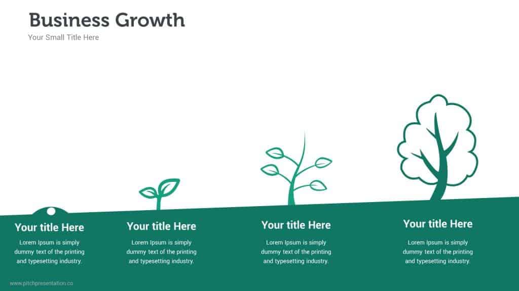 growth Powerpoint slide