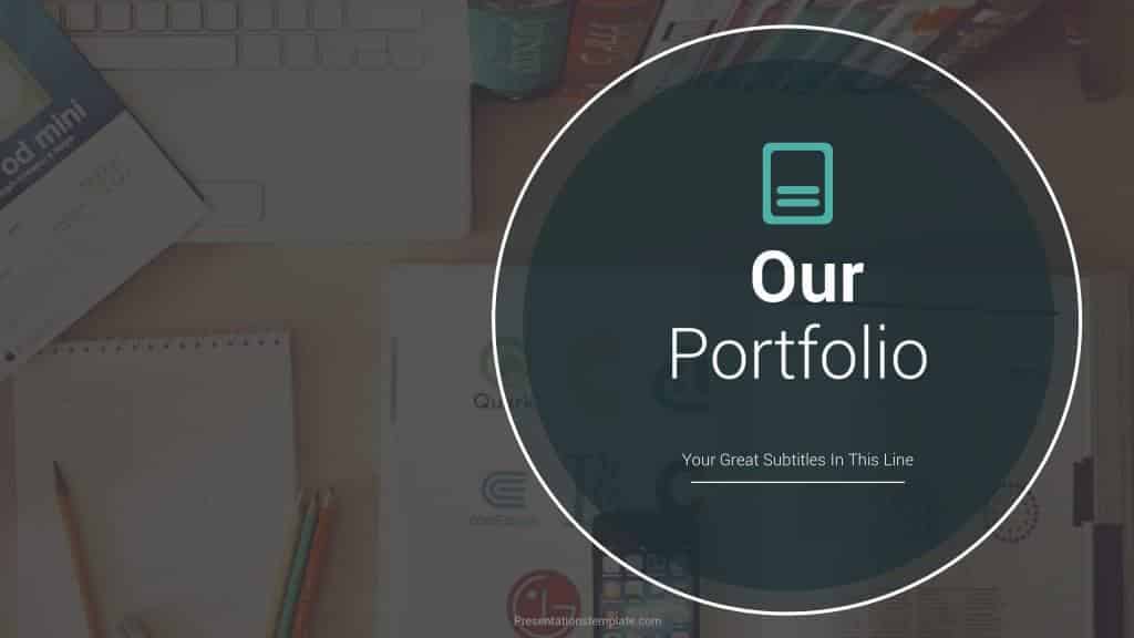 portfolio and product slide
