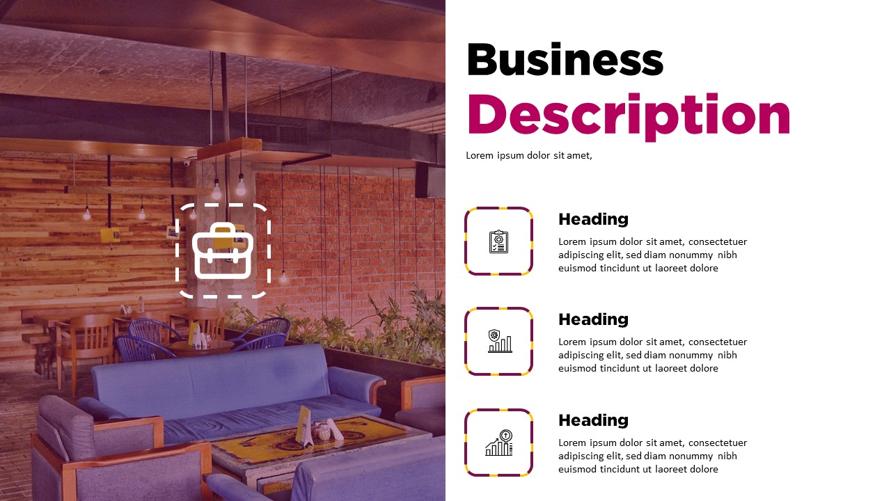 Business Description for restaurant Business Plan