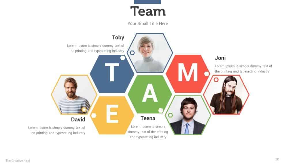 startup team slide