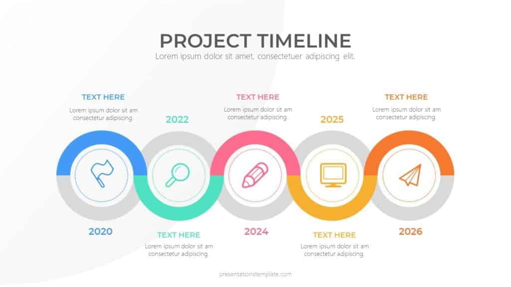 ppt timeline template free download