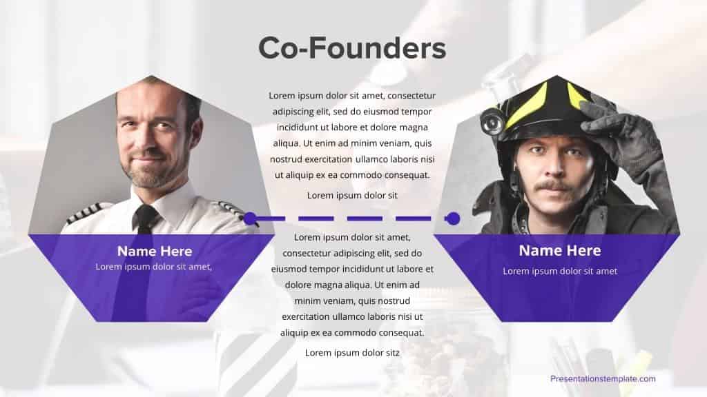 Cofounders Slide . founder slide