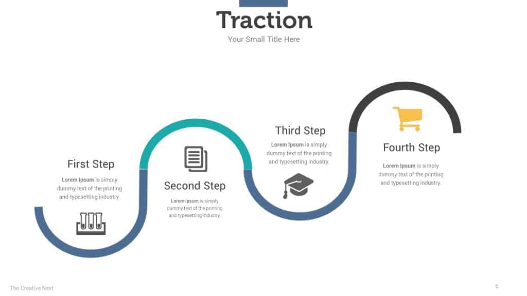 startup traction slide