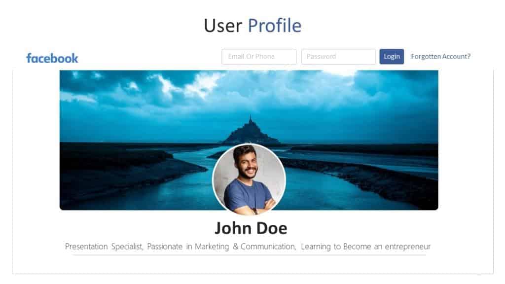 facebook user profile