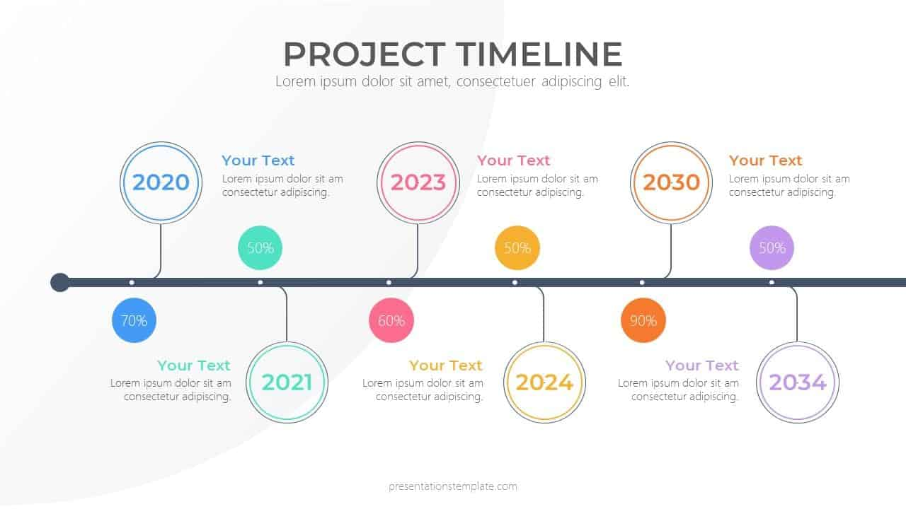 Timeline PowerPoint Template free download with Google Slides theme ...