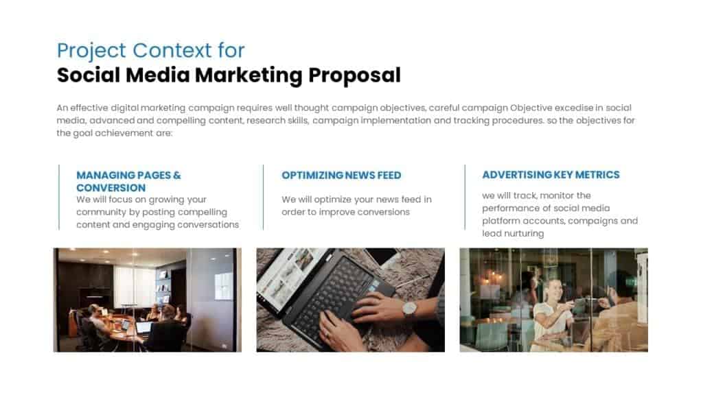Social Media Marketing Proposal download free