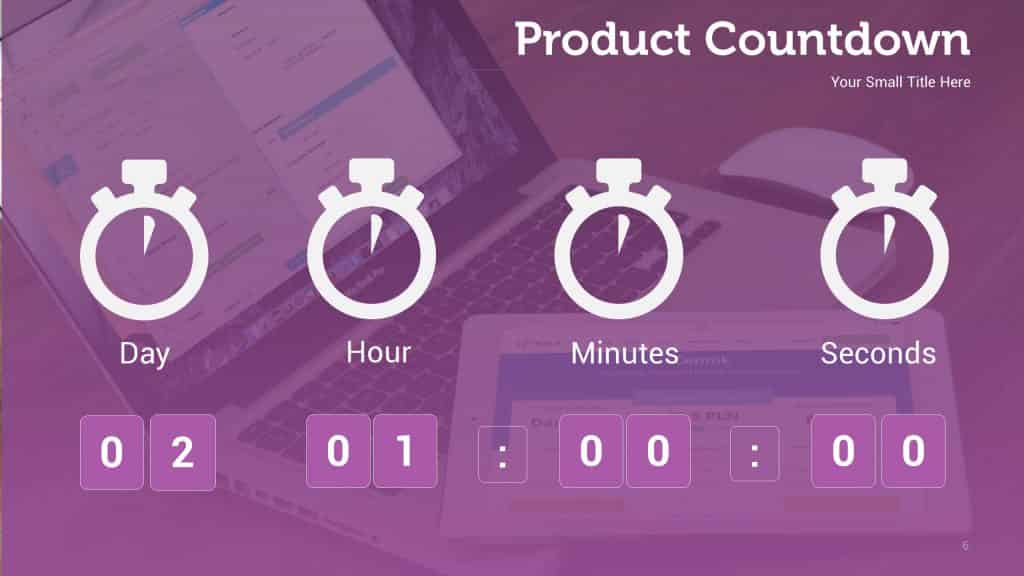 product countdown sales pitch