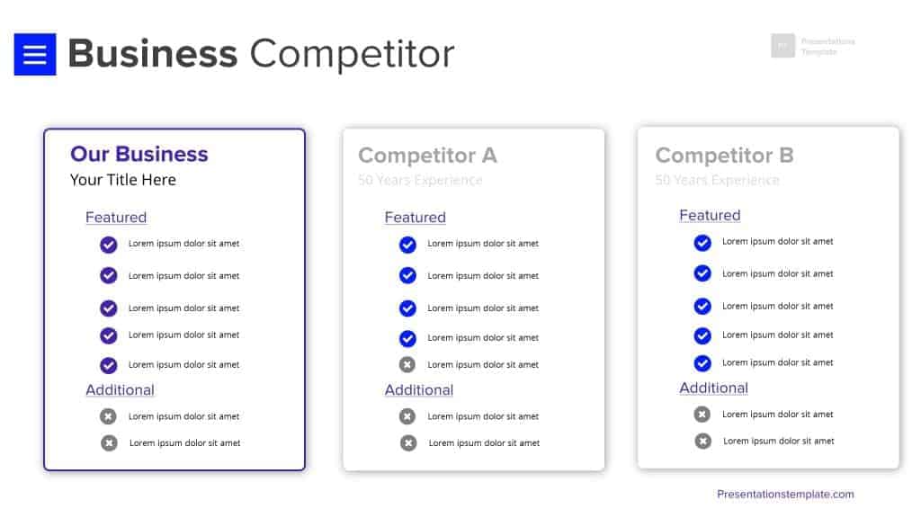 Competitor in business example