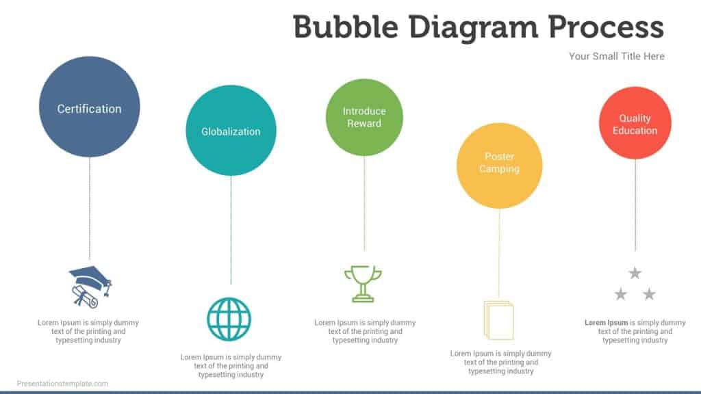 bubble powerpoint infographics