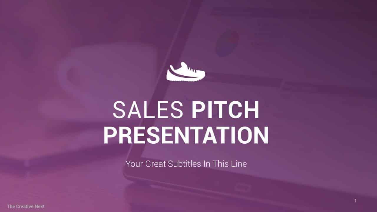 sales pitch presentation template
