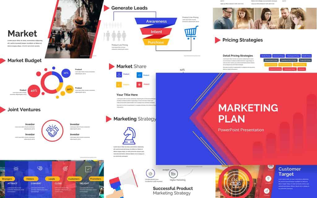 marketing plan in business plan ppt