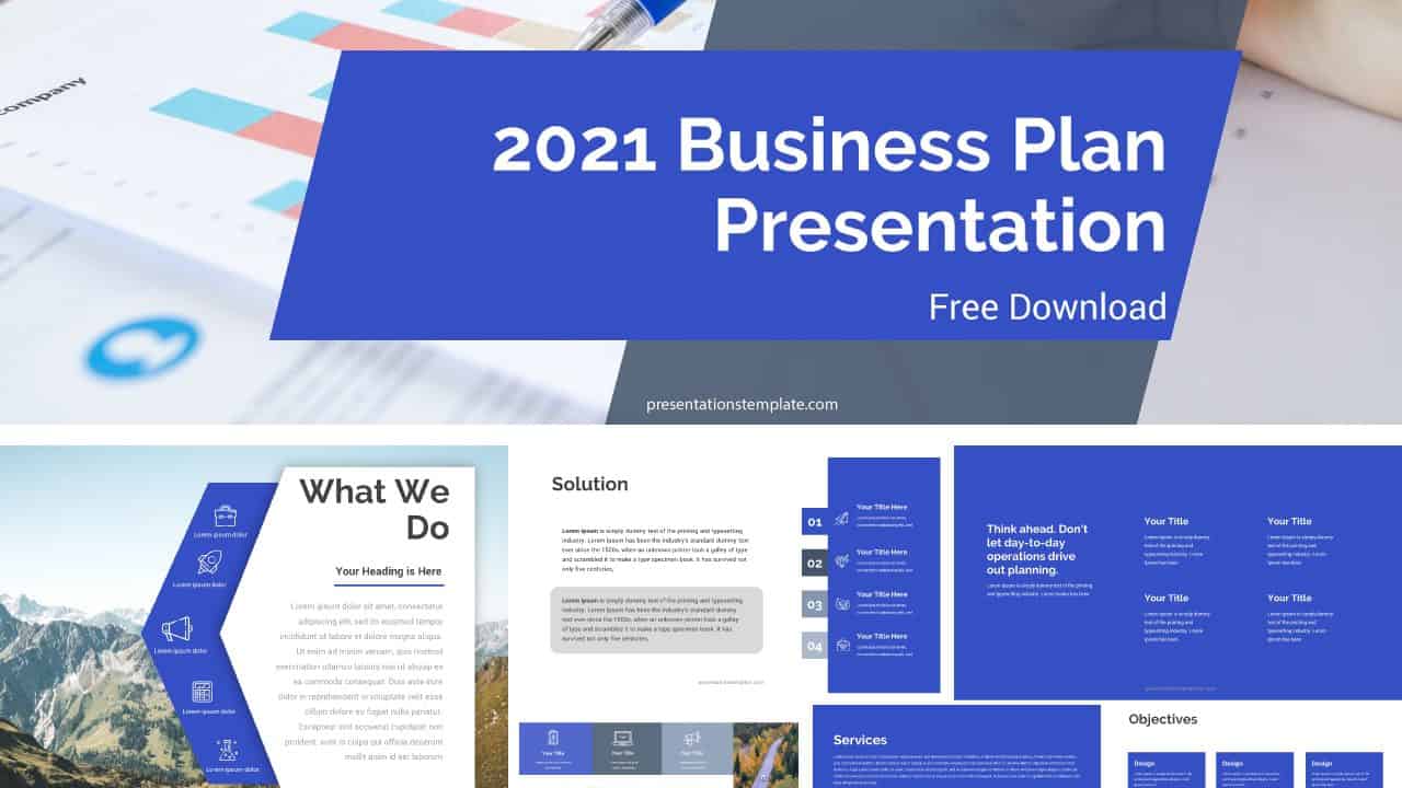 2021 Business Plan Powerpoint Template Free Updated 2021 Presentations Template