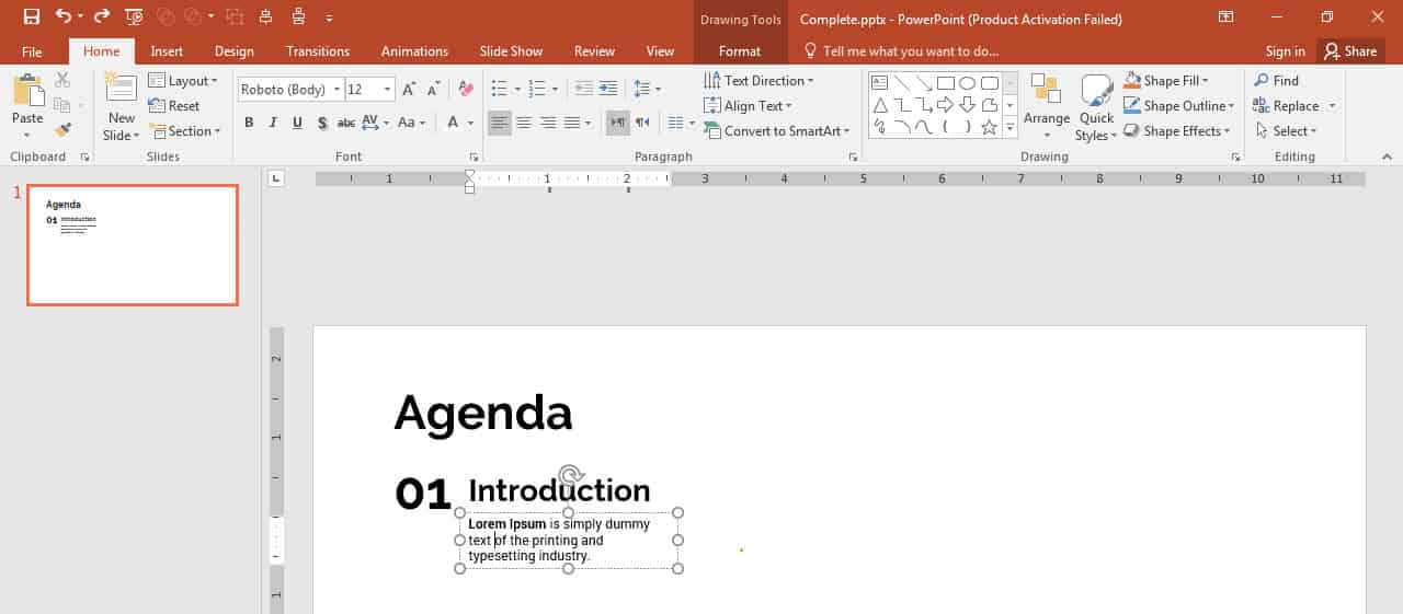 How to Create Agenda Slide in PowerPoint - Presentations Template