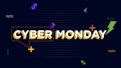 Cyber Monday Cyber Monday PPT, Cyber Monday Google Slides, Black Friday