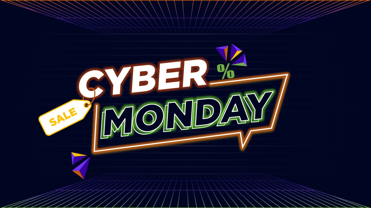 Cyber Monday Social media , Cyber Monday PPT, Cyber Monday Google Slides