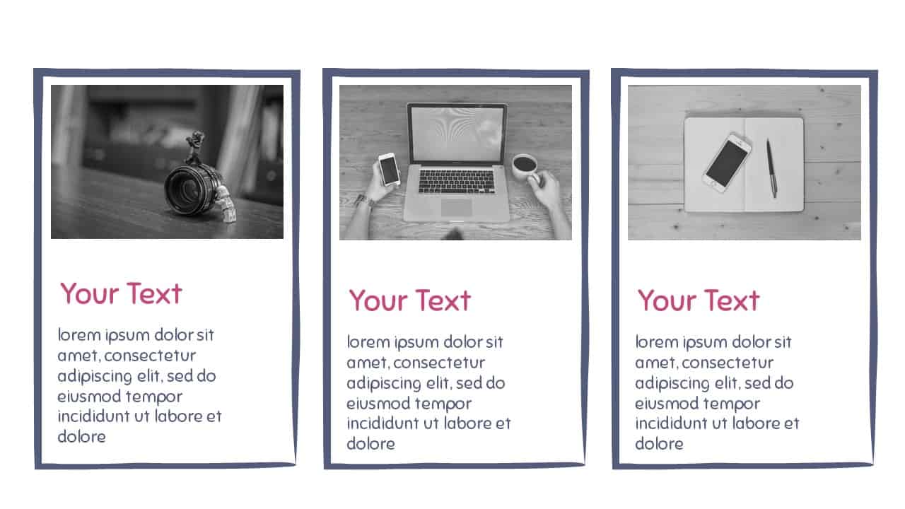 Sketchbook Lesson Powerpoint Template for Google Slides Free