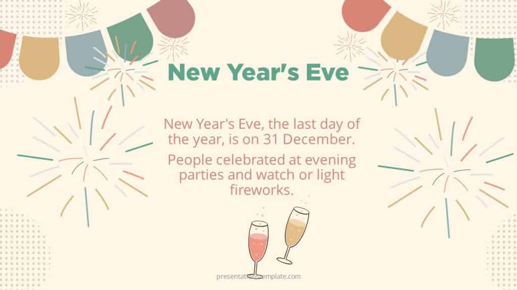 New year' eve Powerpoint Presentation Free, Happy New years eve PowerPoint templates free