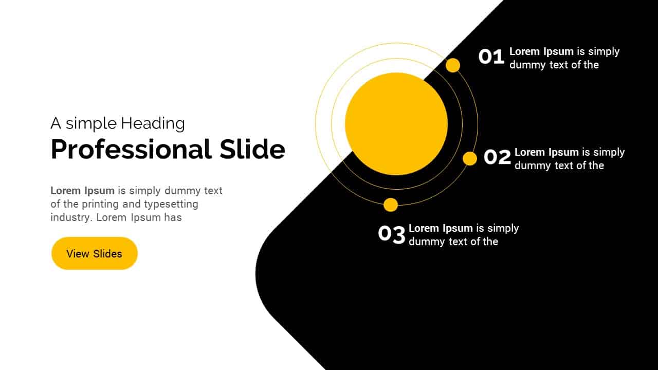 Slide Design Presentations Template