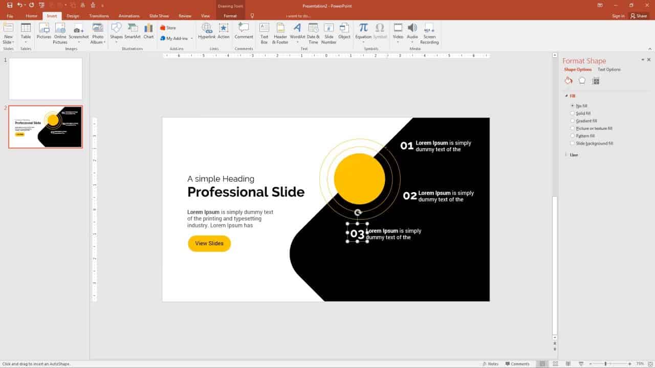 How to Make a Professional PowerPoint Slide - Design Creative Slide ...