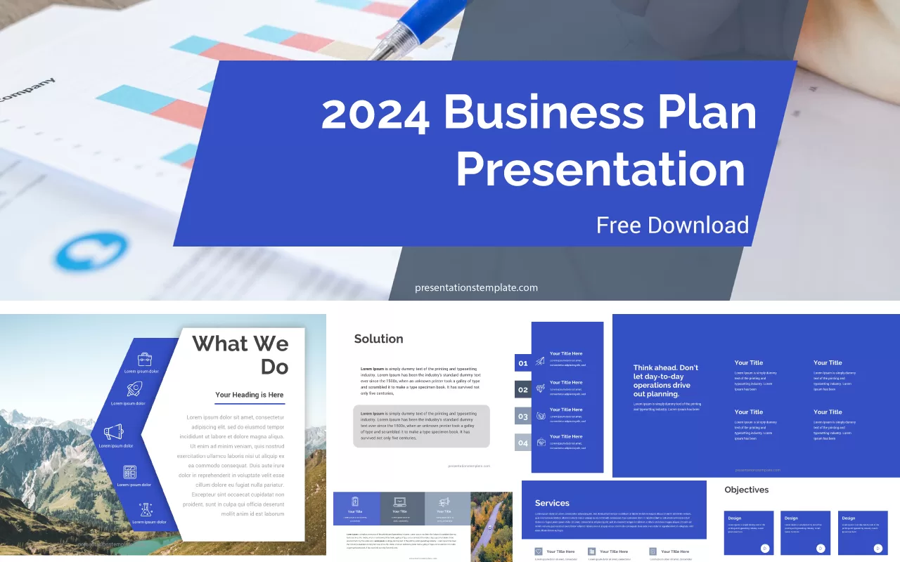 2023 business plan PowerPoint templates free download. Free Business Plan presentation Template . Free Business Plan Powepoint
