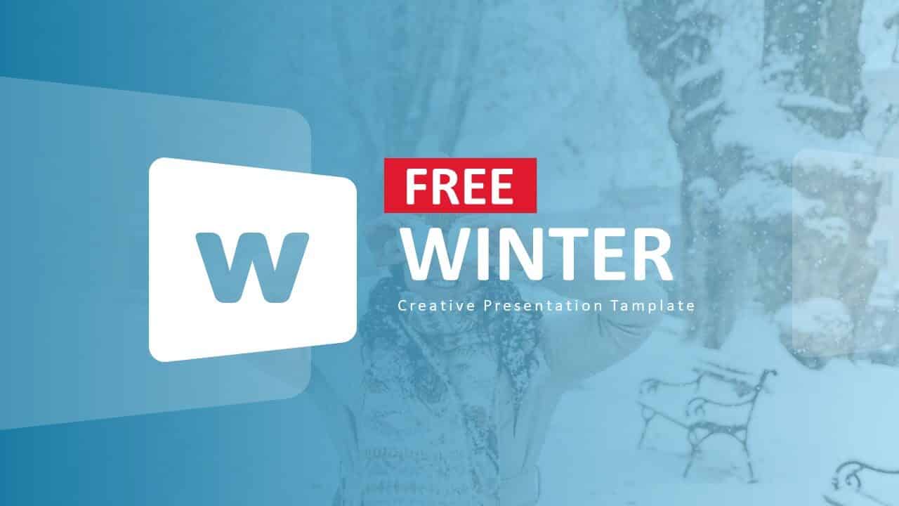 winter PowerPoint template | winter presentation | Free winter PowerPoint template download