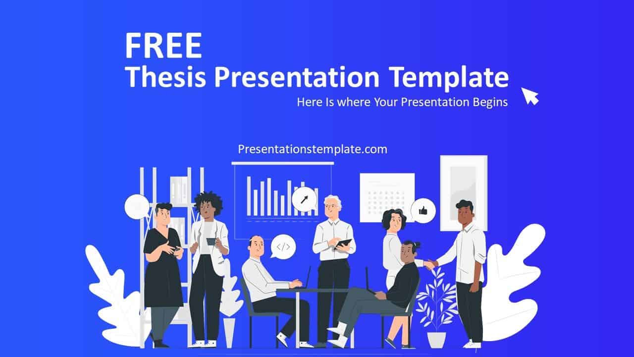 thesis presentation PowerPoint template free download