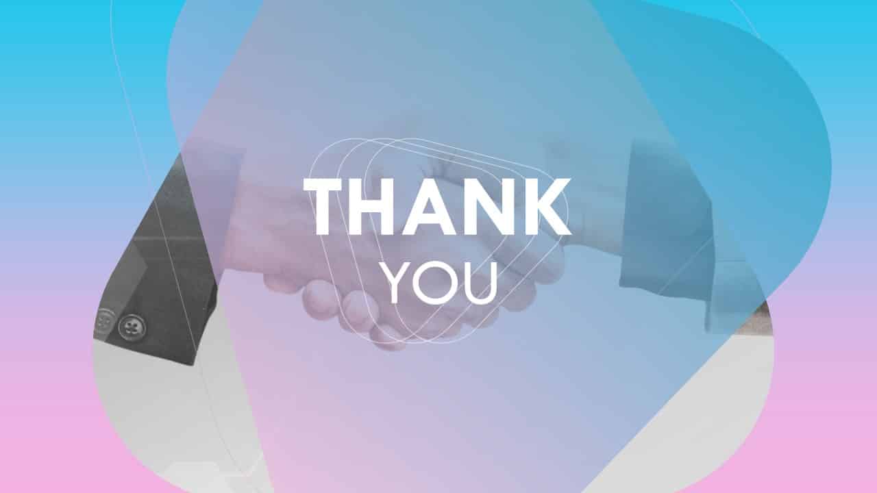 Thank you slide