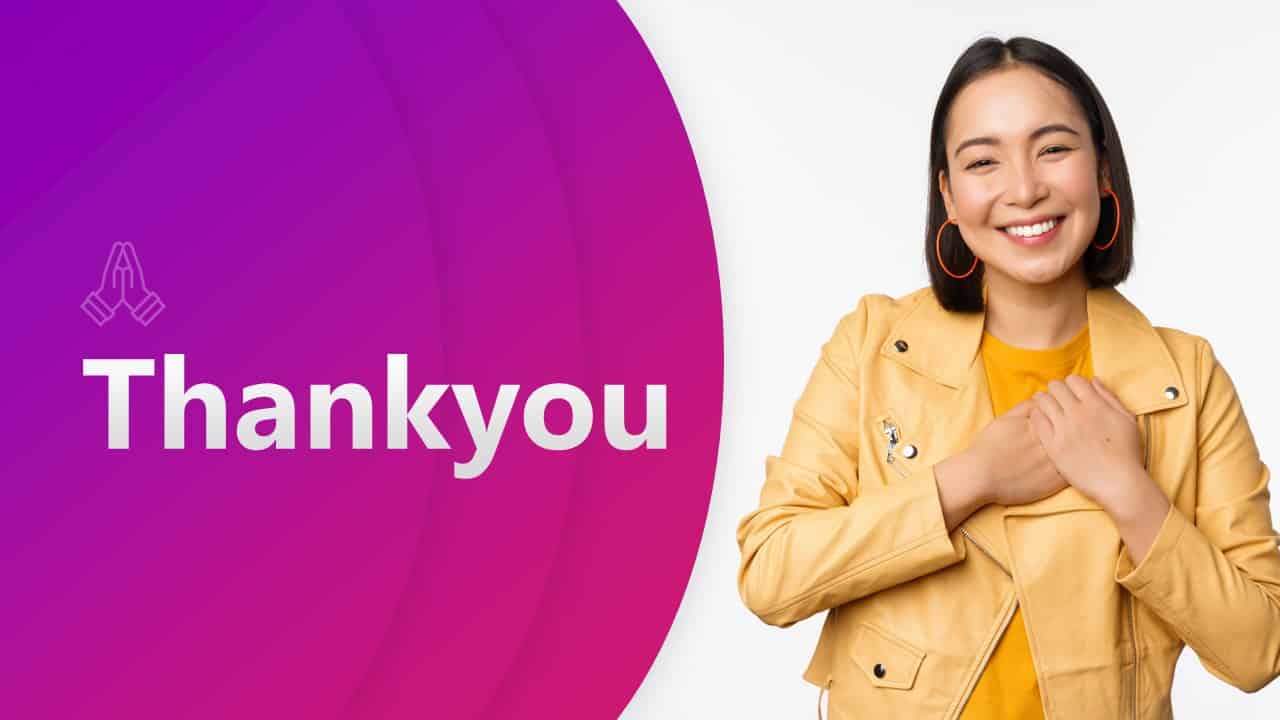 Thank you slide